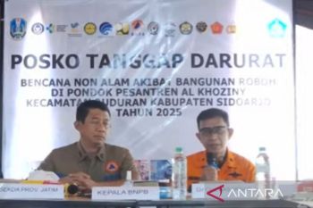 Basarnas tightens coordination in Sidoarjo Islamic school collapse