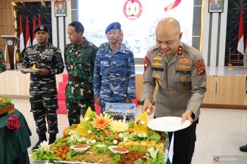 Kapolda Babel beri kejutan ke Korem 045/Gaya di HUT ke-80 TNI