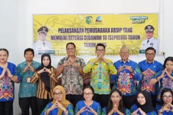 Pemkot Palangka Raya musnahkan 439 arsip lama di bawah 10 tahun