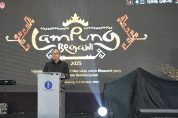 Nilai transaksi kuliner dan wastra di "Lampung Begawi" hampir Rp1 miliar