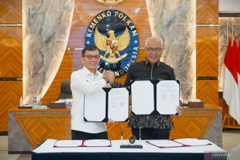 ANTARA-Kemenko Polkam teken MoU penyebarluasan informasi publik
