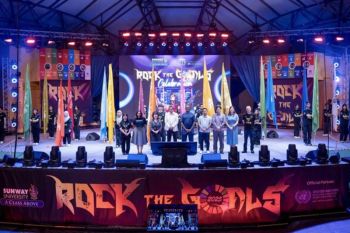 United Nations Rock the Goals in Malaysia