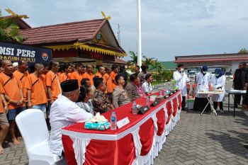 Kapolres Inhu : 63 tersangka narkotika  berhasil di ciduk selama operasi antik