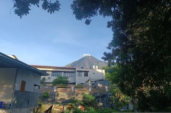 ESDM catat 2.087 gempa embusan Gunung Karangetang Sitaro