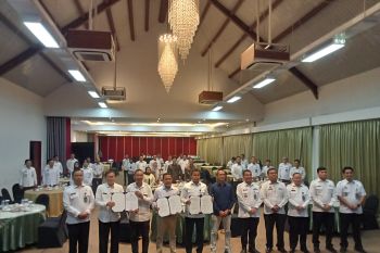 Kanwil Imigrasi Jambi-LKBN ANTARA  kerja sama layanan informasi masyarakat