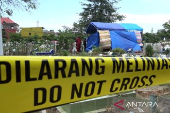 Polisi bongkar kuburan wanita di Makassar karena diduga alami KDRT