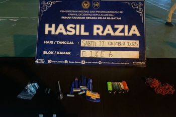 Ingin wujudkan nol pungli, Rutan Batam intensifkan razia gabungan