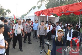 Polisi kerahkan 1.722 personel kawal aksi bela Palestina