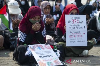 Aksi peduli Palestina di Banten