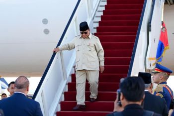 President Prabowo arrives in Egypt for Gaza Peace Summit