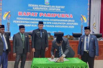 DPRK-Pemkab Jayapura menandatangani MoU kebijakan umum KUA-PPAS TA 2026