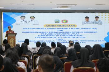 Gubernur Apresiasi Pelaksanaan Porsenijar dan Konferensi Kerja I PGRI Kaltara