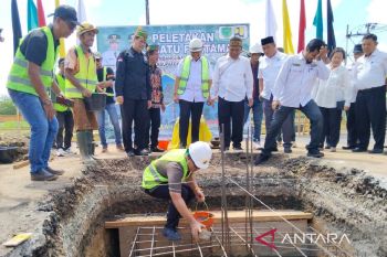 Bupati Pulang Pisau resmikan dimulainya pembangunan ikon kota