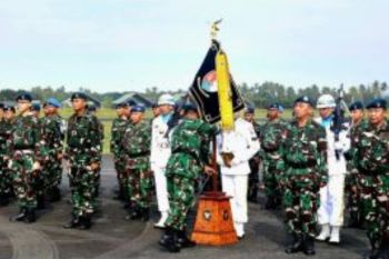 Lanud RSA Natuna Terima Tanda Kehormatan Samkaryanugraha