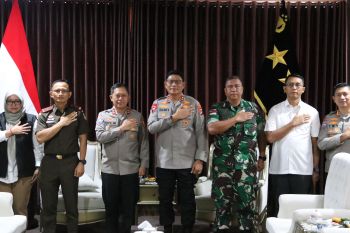 Kapolda Kaltara Terima Kunjungan Tim Pokja Keamanan dan Ketertiban Kawasan Hutan