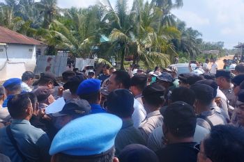 Ribut ribut lahan di PT EUP Dumai, Ahli Waris menolak dan nyaris ricuh saat Konstatering
