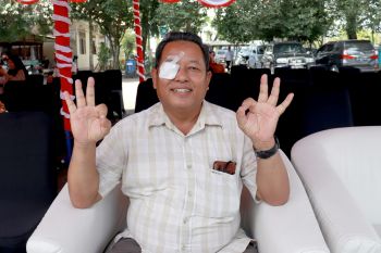Kisah Supagi "happy" karena ingin sehat, penerima operasi katarak gratis
