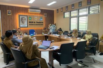 Kemenkum Kalbar dan RSUD Dr. Soedarso lanjutkan bahas Raperbup pengelolaan tenaga profesional