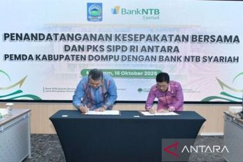 Pemkab Dompu dan Bank NTB Syariah teken MoU penerapan SP2D Online