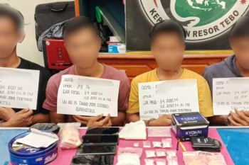 Polres Tebo Jambi ringkus residivis narkoba dengan barang bukti sabu satu ons