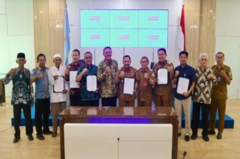 Pemkab Banjar-OJK jadikan padi apung solusi alternatif pertanian