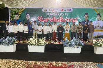 Ratusan Jemaah Air Molek Larut dalam Kemeriahan Shalawat Bersama PTPN IV Regional III