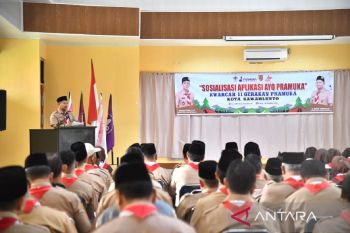 Wawako Jeffry arahkan Pramuka Sawahlunto agar siap survival di alam digital