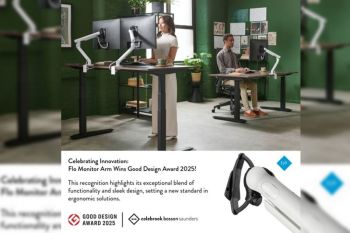 Colebrook Bosson Saunders' Flo Monitor Arm Wins Good Design Award 2025