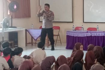 Polisi berikan pembinaan kamtibmas cegah kenakalan pelajar di Pati