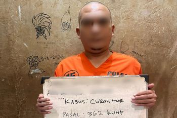 Polres Gumas tangkap pencuri motor di lingkungan sekolah