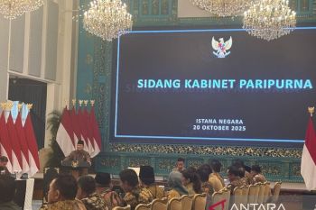 Prabowo praises cabinet unity in first year of governance