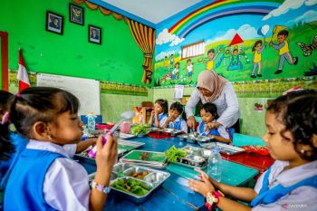 Capaian penerima manfaat program makan bergizi gratis