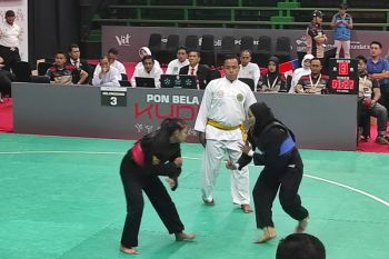 Pesilat putri Lampung sabet medali emas PON Bela Diri