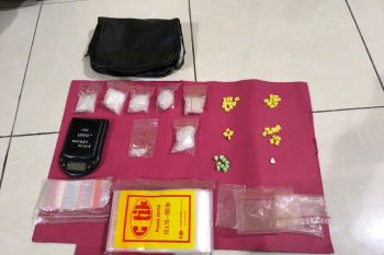 Dua pria pengedar narkoba di Pekanbaru diringkus polisi