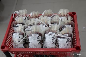 Polres Aceh Barat kumpulkan darah 25 kantong saat HUT Humas Polri