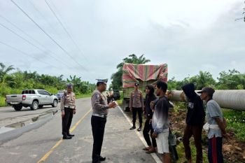 Polisi blokir akses jalan keluar Siak batasi ruang gerak tahanan kabur