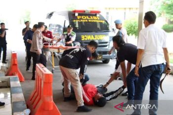 Polres Sumenep perkuat penanganan gangguan lewat simulasi Sispammako