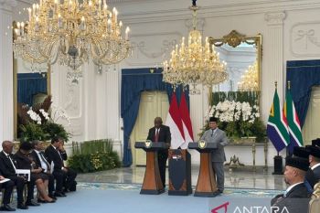 Prabowo serukan "Amandla" di depan Presiden Afrika Selatan