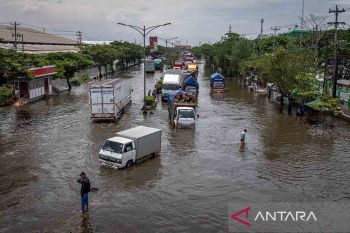 Banjir masih menggenangi wilayah dua kecamatan di Semarang