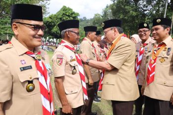 Wawako Maigus Nasir buka Lomba Tangkas Pramuka Madrasah Kementerian Agama Kota Padang