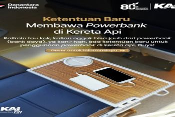 KAI Daop 6 Yogyakarta imbau penumpang perhatikan ketentuan baru membawa powerbank di kereta api