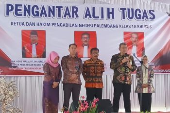 Ketua PN Palembang Agus Walujo pamit, dipromosi jadi Hakim Tinggi Denpasar