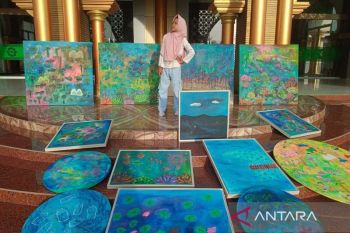Pelukis cilik Aisyah Hilya pameran "The Colour of Journey"