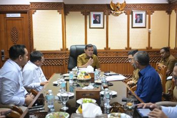 Wagub bahas pembangunan jalan tol Sibanceh dengan JAM Intelijen