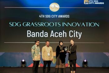 Wali Kota Banda Aceh terima Penghargaan Internasional CityNet SDG Awards 2025