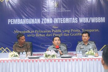 Bangun Zona Integritas, Kemenkum Malut Permudah Pelayanan Masyarakat kurang mampu