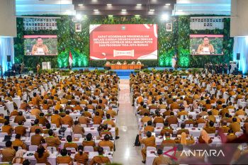 Rakor pengendalian inflasi oleh Kemendagri