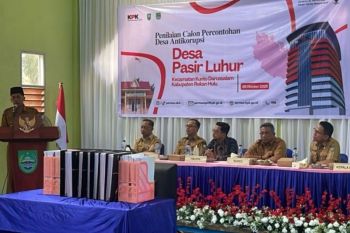 Pasir Luhur jalani penilaian percontohan Desa Antikorupsi di Rokan Hulu