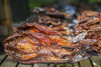 Kilang Pertamina Plaju bantu alat panggang ikan asap 'salai' ke UMKM