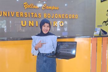 Mahasiswi Unigoro juara satu lomba desain gedung tingkat nasional